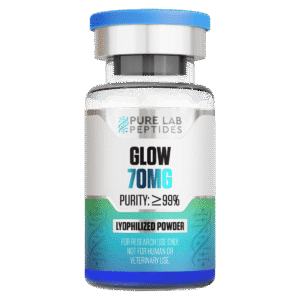 Glow (GHK-Cu 50mg + TB-500 10mg + BPC-157 10mg) 70mg Blend